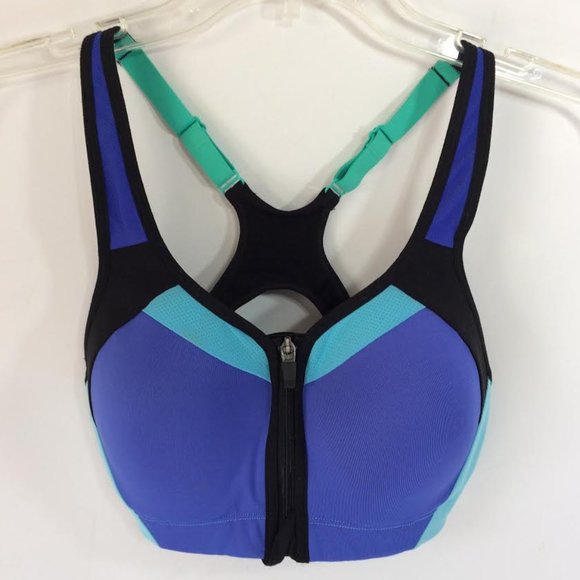 Champion Other - Champion Padded Sport Bra Zip & Hook Front 34C